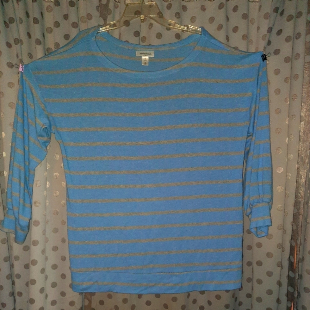 MOTHERHOOD Maternity Striped Cozy Sweater 3X